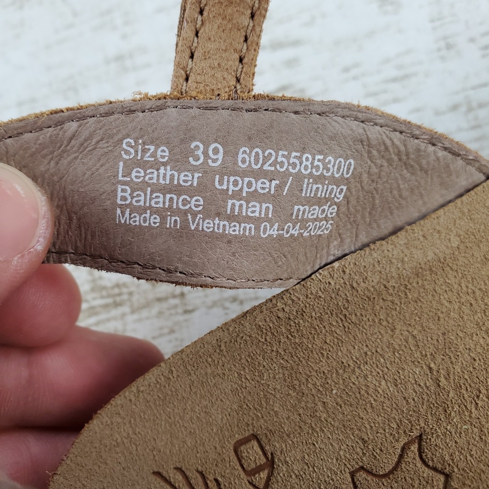 Dansko Rowan Womens Mary Jane Sandals Sz 8.5 - 9 Honey Distressed Ankle Strap - Picture 9 of 10